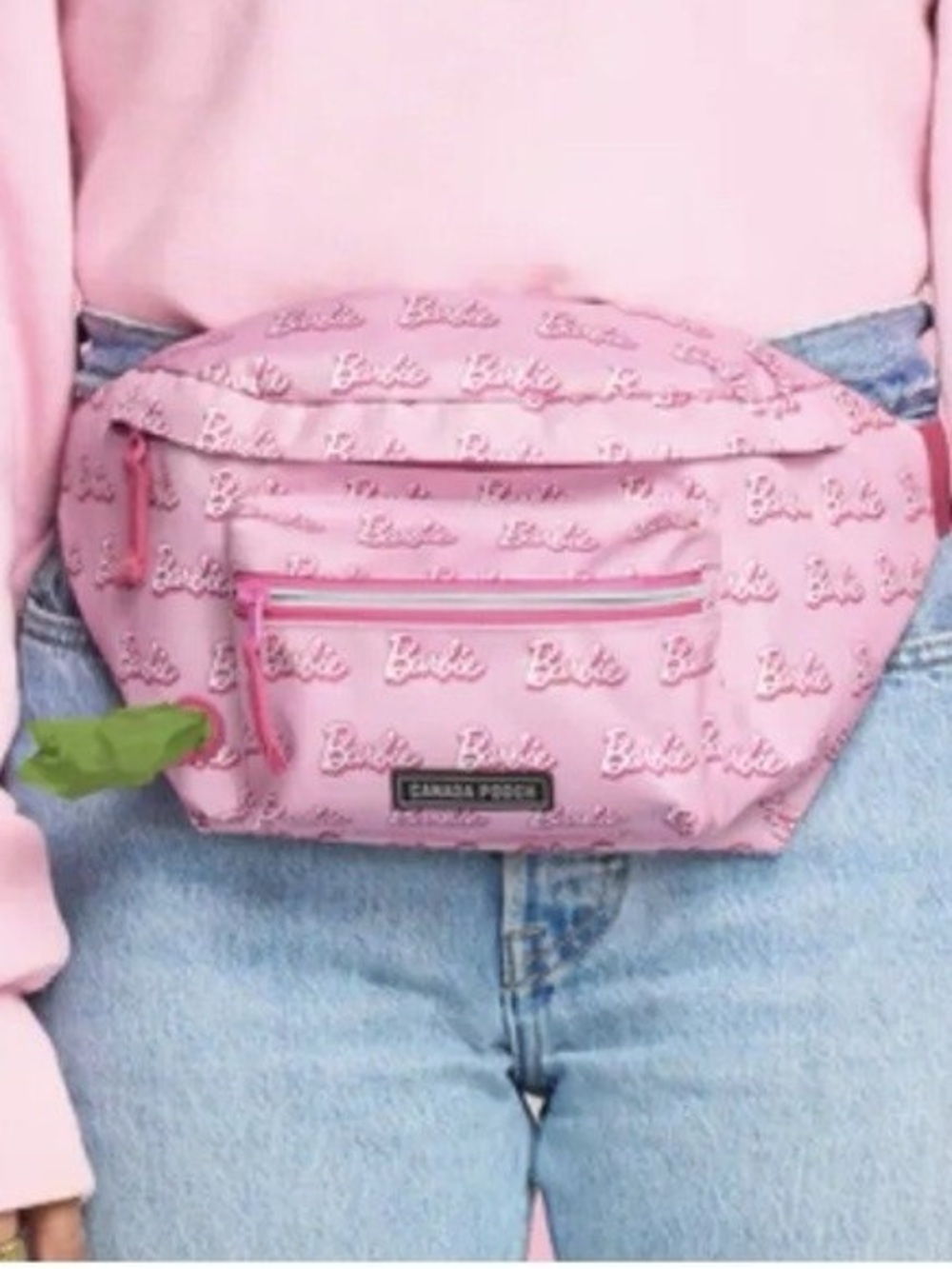 Canada Pooch x BARBIE Pink Logo Waist Fanny Pack Limited Edition